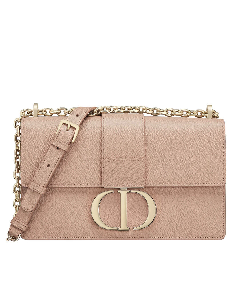 Christian Dior 30 Montaigne Chain Bag Leather Pink